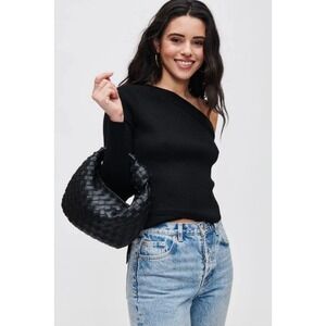 Commense‎ Braided Handbag black